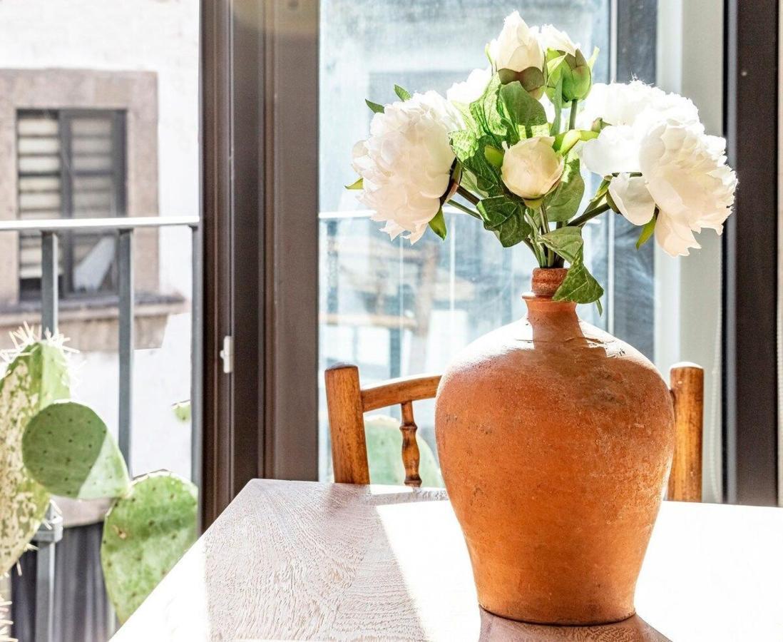 Ferienwohnung Loft Boho En El Centro Historico Imperdible Mexiko-Stadt Exterior foto